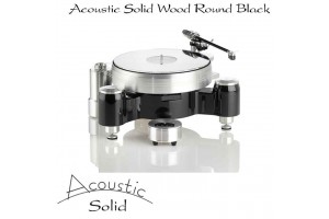Acoustic Solid Wood Round Black
