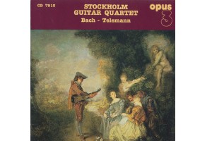 OPUS3 CD7915 – Stockholm Guitar Quartet – Bach – Telemann 